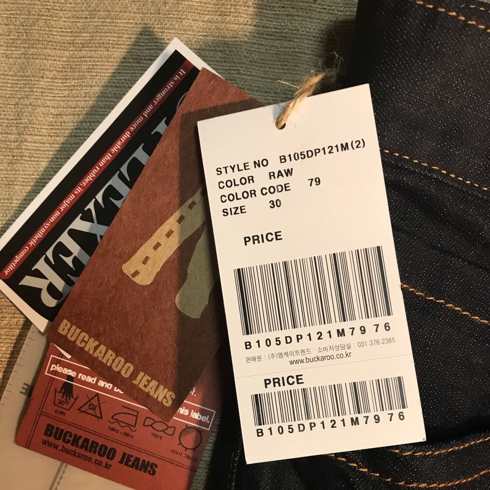 K-Pop Fans!  Buckaroo Jeans Made in Korea 30 x 32 - Picture 2 of 7